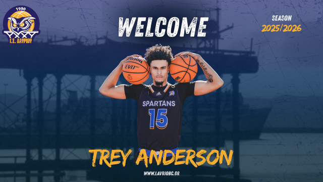 Ο Trey Anderson πρώτος ξένος του Λαυρίου στην Elite League!